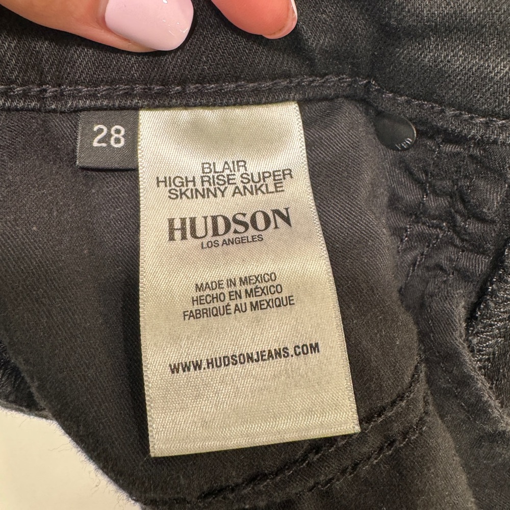 HUDSON Jeans Women’s Blair High-Rise Super Skinny Jeans, Valerie, SIZE: 28 - Picture 4 of 11